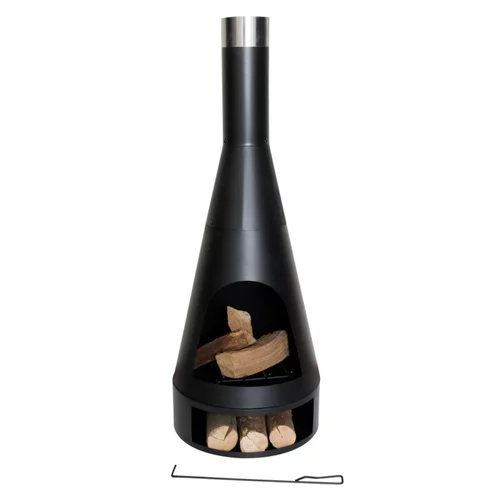 Une idée maline pour l’extérieur:Brasero médium en métal Kingston Redfire - 120 cm