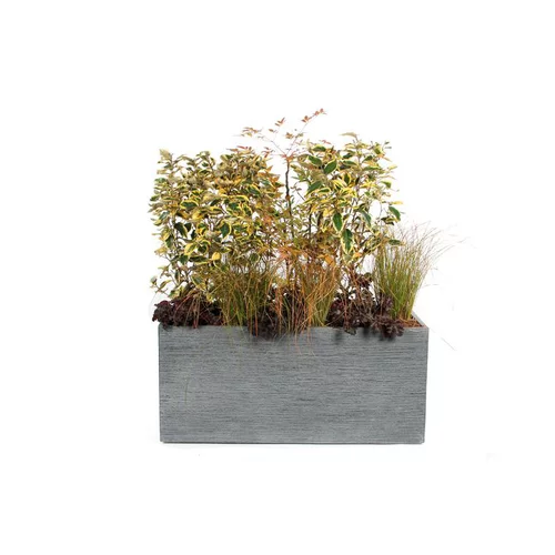 Sélection pour vos extérieurs:Bac rectangle Stream XXL S/2 anthracite H.43 cm