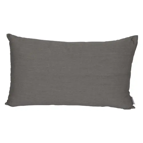 Univers extérieur：Coussin de dossier coloris gris en polyacrylique Holly - 75 x 46 x 20 cm