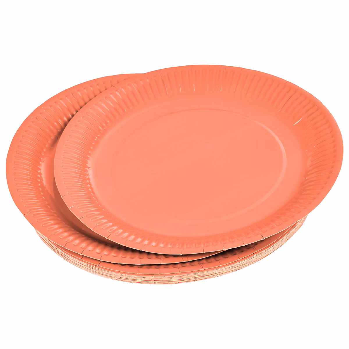 Vaisselle – 20 assiettes en carton 23 cm Unies terracotta