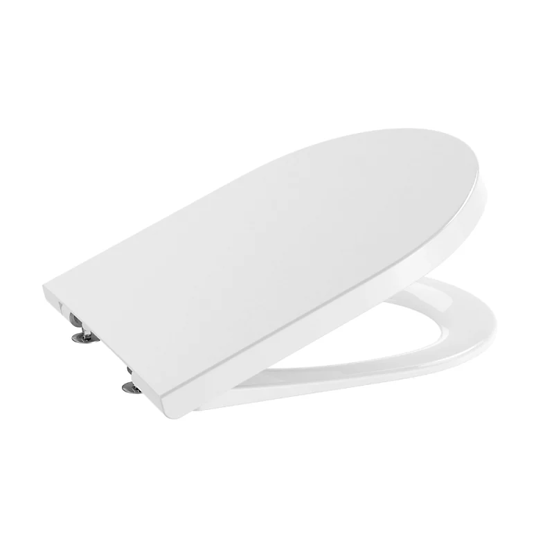 Abattant WC frein de chute déclipsable supralit double laqué rond ROCA Inspira round blanc brillant | WC