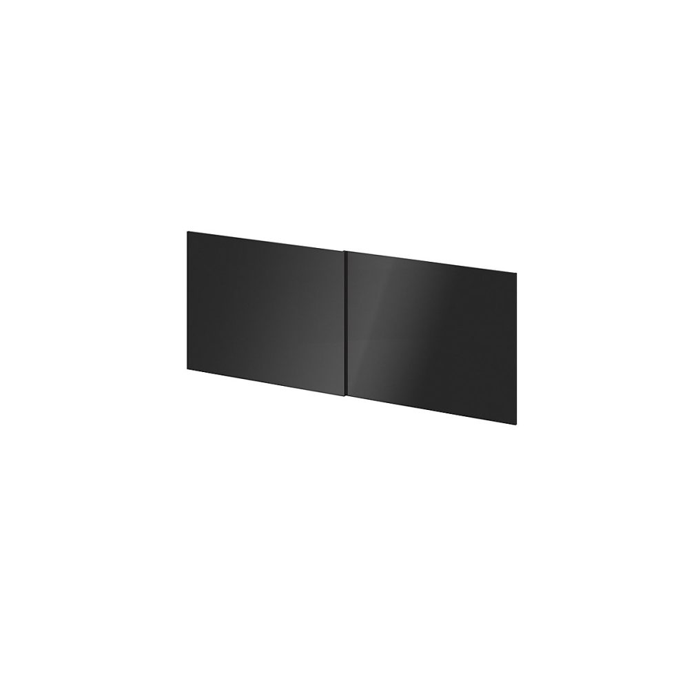 4 panneaux de portes coulissantes anthracite brillant GoodHome Atomia H. 56 x L. 73 – 7 cm