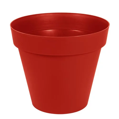 L’allié du jardin:Pot rouge rubis Eda Toscane - Ø 80 x H 66 cm