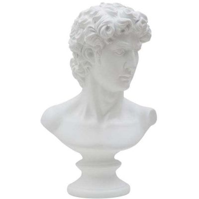 Sculture en polyrésine Roman (Buste homme)