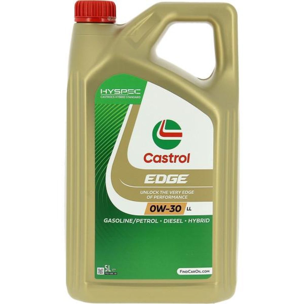 CASTROL Huile moteur - castrol - edge 0w-30 ll - 5l