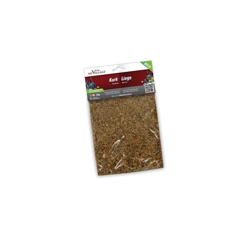 Une idée pour vos extérieurs：Sachet de liège décoratif pour village de Noël morceaux moyens 50 g