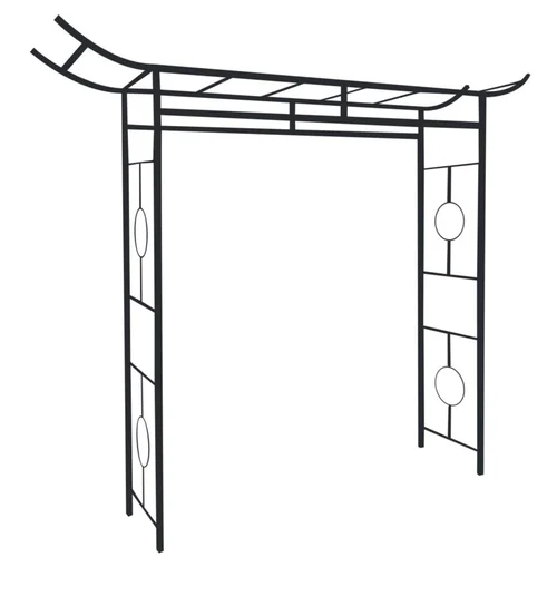 Sélection utile：Arche en métal noir charbon Louis Moulin Zen - 175 x 50 x 237 cm