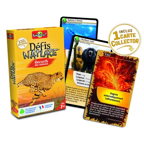 Conçu pour le jardin：Défis Nature records des animaux multicolore Bioviva - 7.2 cm