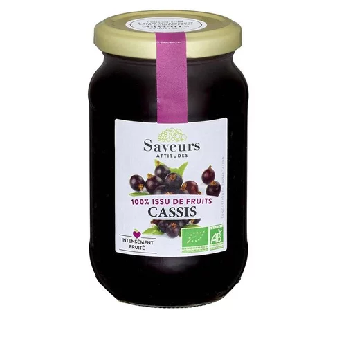 Votre allié au jardin:Préparation 100 % fruits Cassis bio - 310 g