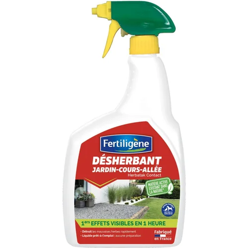 Jardin pour tous:Désherbant pour cours et allées Fertiligène - 900 ml