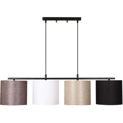 Suspension en métal 4 abat-jour Valiz (Multicolore)