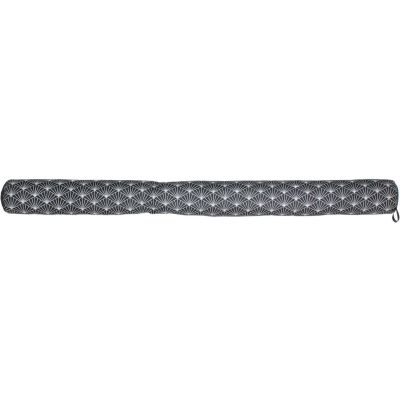 Boudin de porte avec illustrations 80 cm (Noir et blanc avec motifs)
