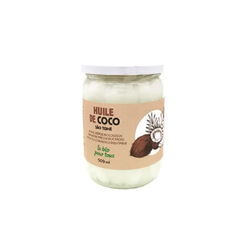 Style au jardin:Huile de Coco Vierge bocal 1L