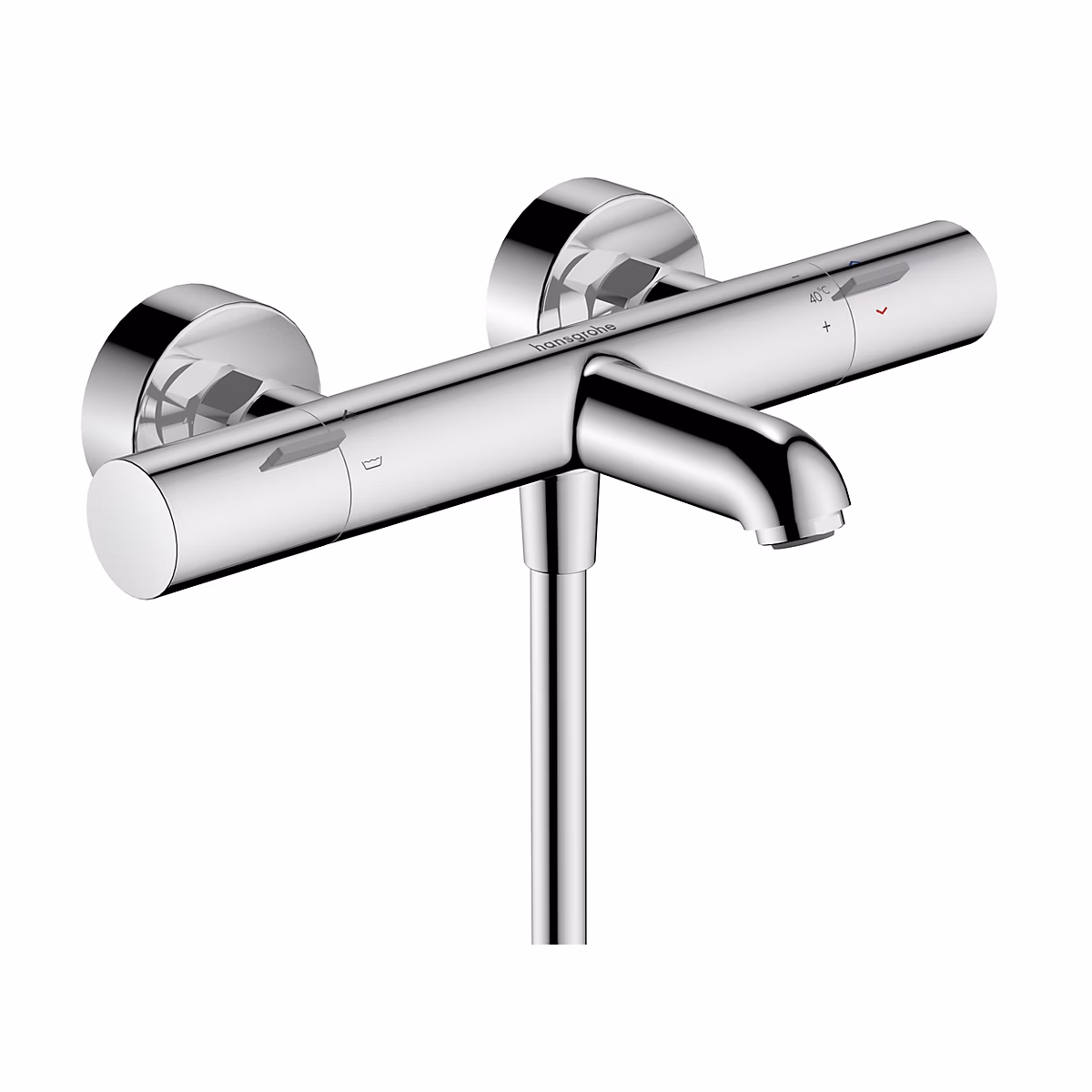 Mitigeur de baignoire thermostatique chromé Hansgrohe Ecostat Life – Réf. OEWQVXDEP4128809874
