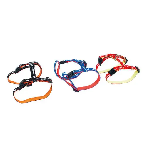 Un choix malin pour le jardin：Harnais Cat Bi-color pour chat coloris rouge