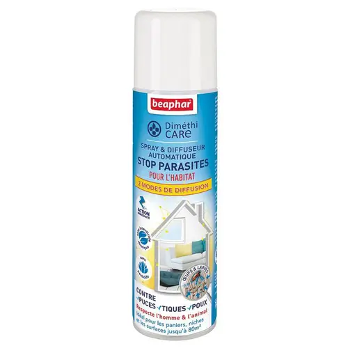 Espace vert malin:Spray et Diffuseur automatique Diméthicare stop parasites - 250 ml
