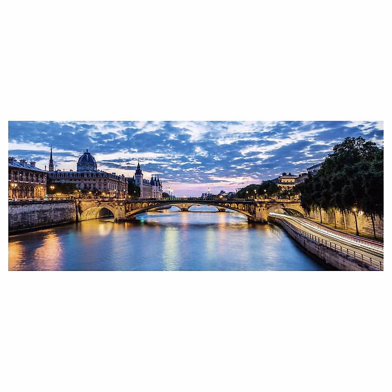 Brise vue imprimé PONT D ARCOLE – H.1.2 x L.3 m, 100% occultant, Made in France par Scenolia + kit de fixation offert