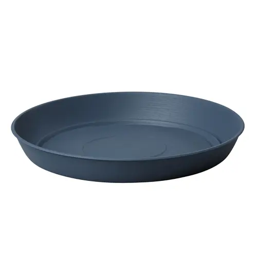 Utile pour l’extérieur:Soucoupe bleu jean pour pot Poetic Joy 35 - Ø 26,6 x H 3,4 cm