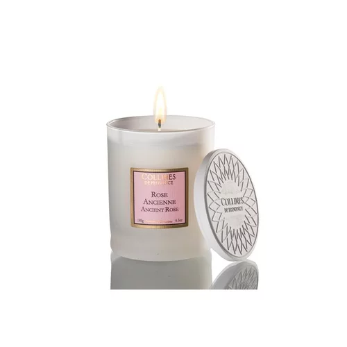 Jardin choix：Bougie Parfumée Rose Ancienne – 180 gr