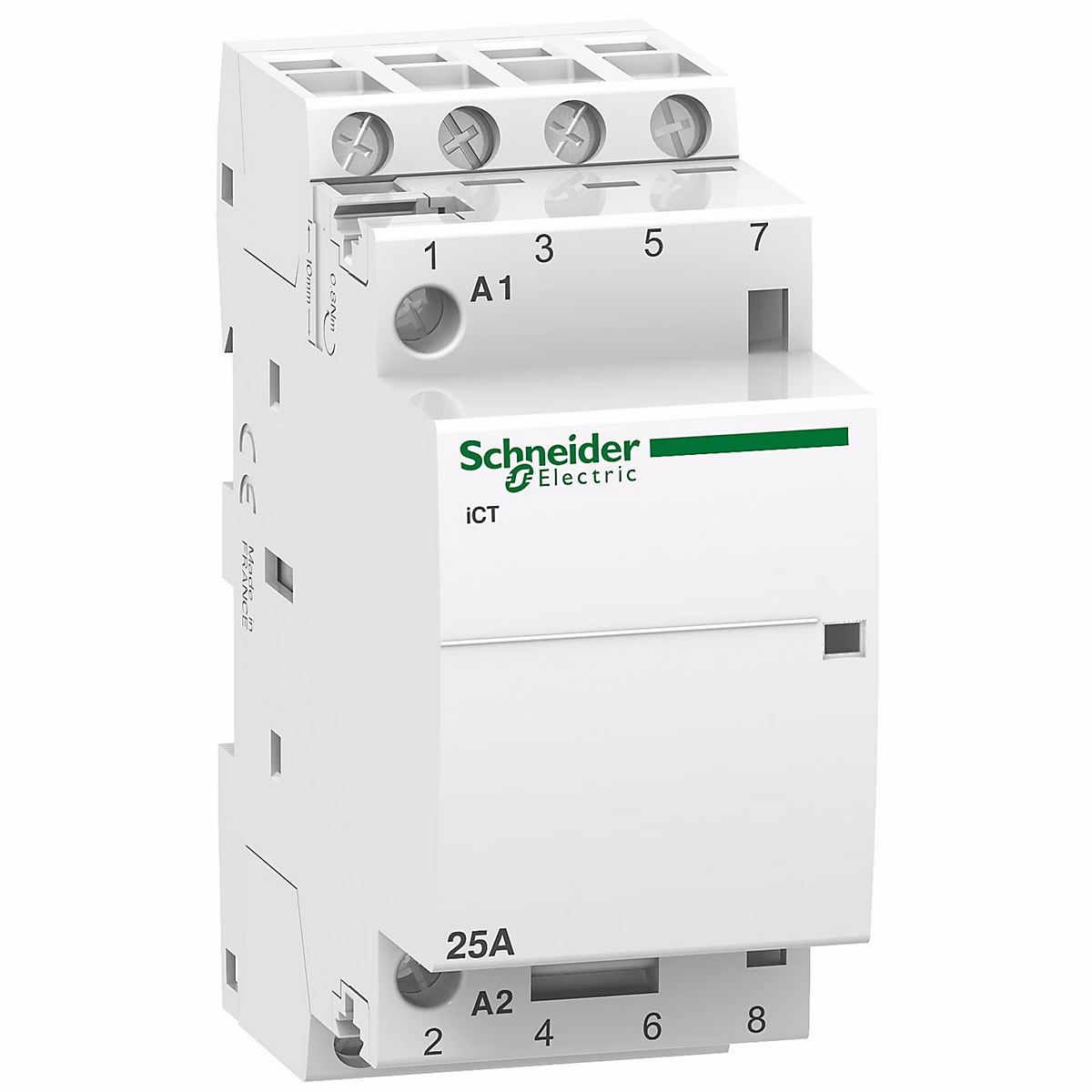 A9c20134 – Contacteur Tétrapolaire, 4no, 25a, Bobine 24vca, Schneider Acti 9 Ict