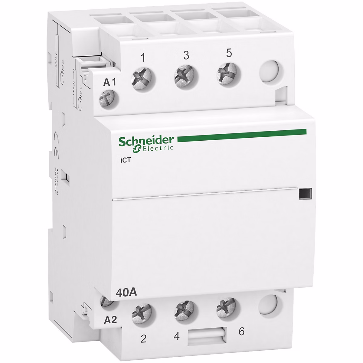 A9c20843 – Contacteur Tripolaire, 3no, 40a, Bobine 230vca, Schneider Acti 9 Ict