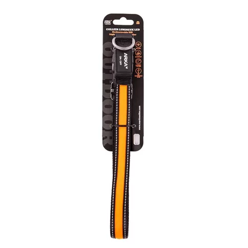 Déco jardin：Collier lumineux orange 2,5x45/63 cm