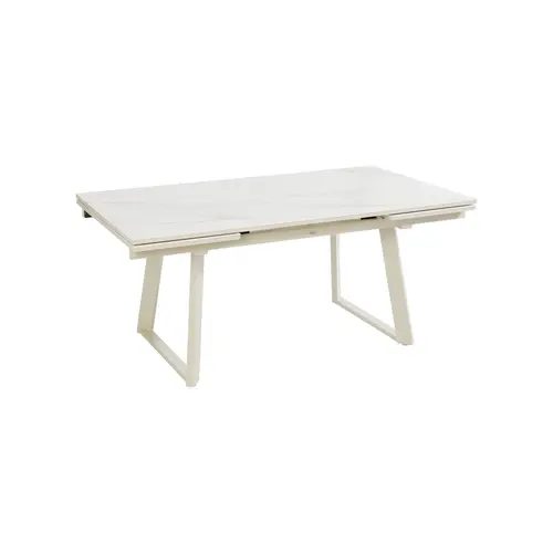 Jardin & équipement:Table Malo avec rallonge automatique en aluminium - 180 x 240 x 100 cm