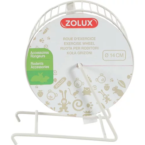 Idée jardin:Roue métal pour le petit rongeur coloris beige Zolux – 14 cm