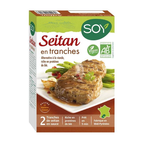 Jardin & déco:Seitan en tranches bio 250 g