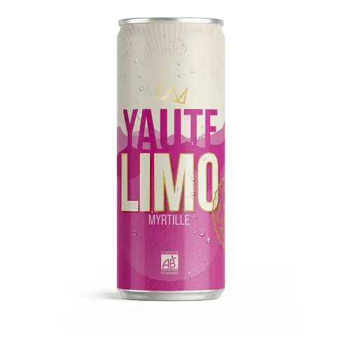 Qualité pour le jardin:Limonade bio à la myrtille Yaute Brasseur Savoyard - 33 cl