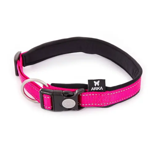 Espace vert malin:Collier Neo+ rose pour chien 2,5x55/60 cm