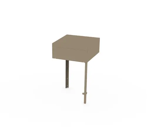 Confort jardin：Angle taupe Le Marquier - L 55 x P 55 x H 92 cm