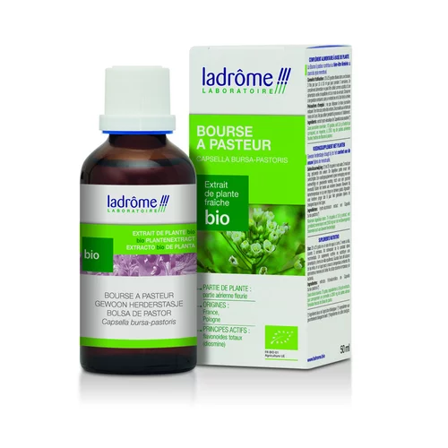 Le compagnon du jardin:Bourse à pasteur extrait de plantes fraîches bio Ladrôme - 50 ml