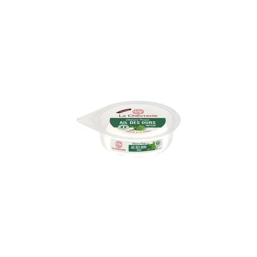 L’allié du jardin：Fromage de chèvre frais ail des ours infusé La chèvrerie - 100 g