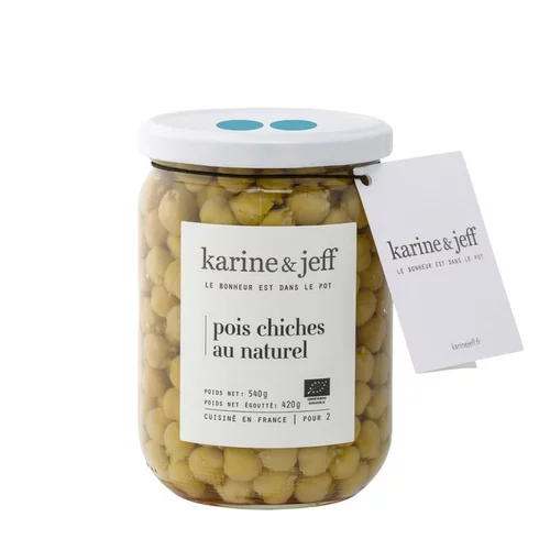 Pour un extérieur à votre image:Pois chiches au naturel bio 540 g