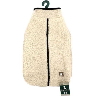 Manteau teddy pour chien 45 cm (Crème)