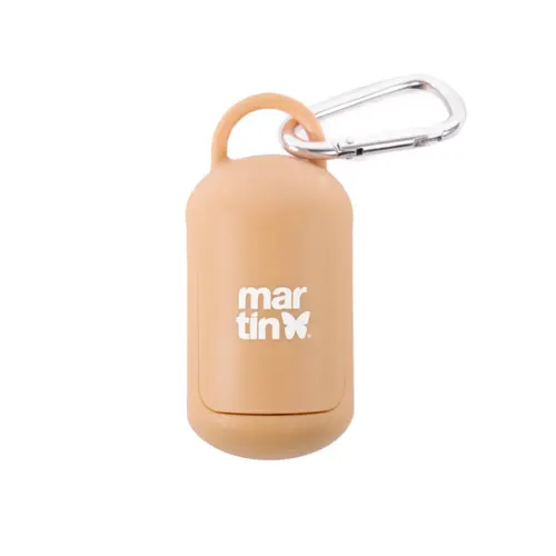 Pour la vie au jardin：Distributeur de sacs à crottes en plastique coloris orange Martin Sellier