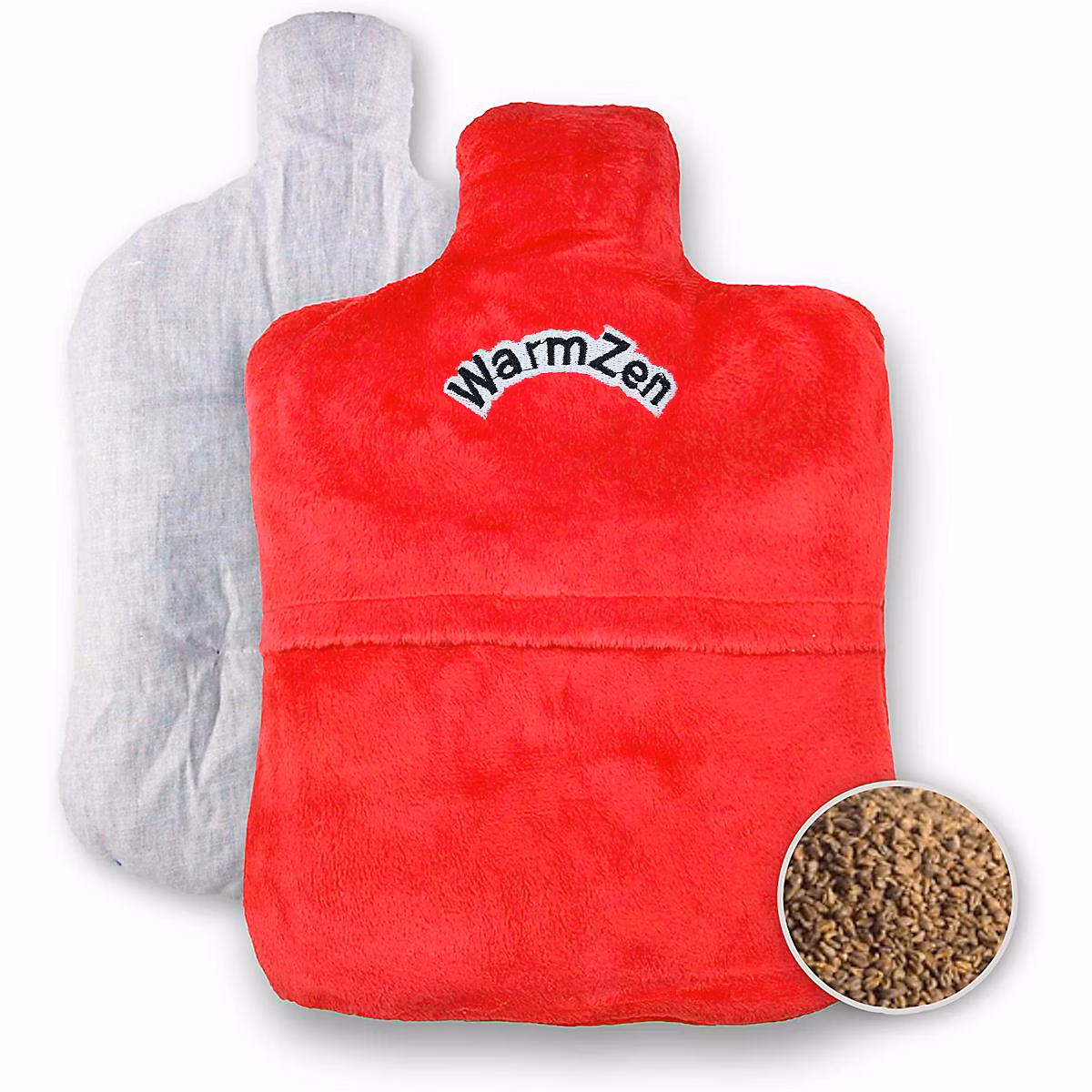 Bouillotte naturelle Pepins de Raisin Polaire rouge Chaud ou Froid Soulage Lavable 30 C – Réf. DOYLYCBNB7572783861