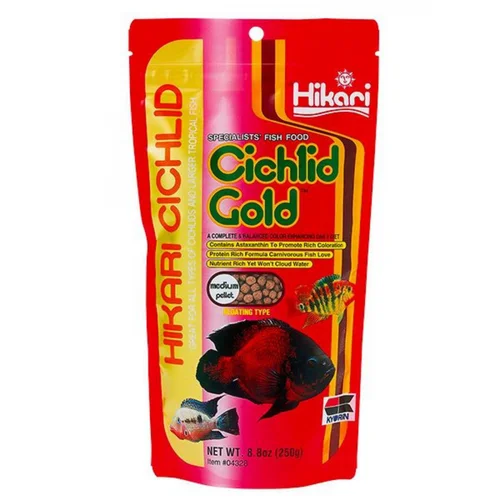 Jardin & idées:Nourriture pour poissons - HIKARI Cichlid Gold Medium - 250g