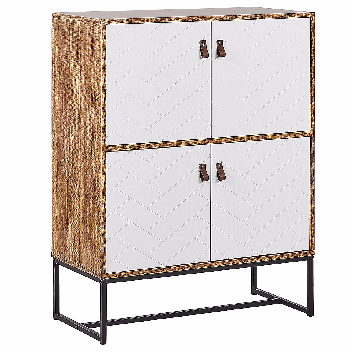 Armoire NUEVA Marron clair/blanc – Réf. XSQOQWEIC9717943165