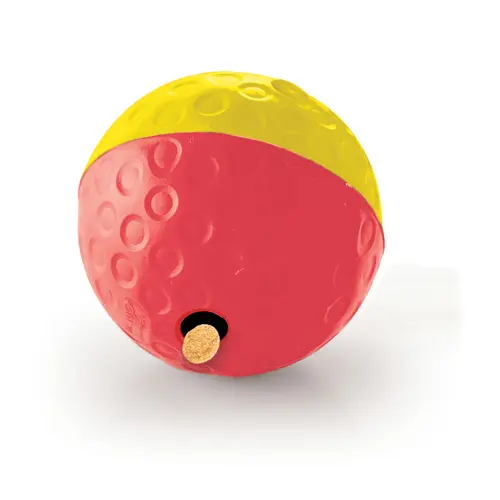 Facile pour le jardin:Jouet pour chien coloris rouge balle à friandises – Taille L