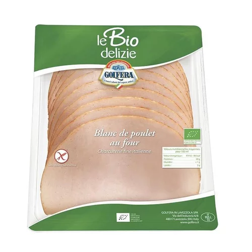 Vie extérieure：Blanc de poulet tranché - 80 gr