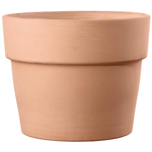 Extérieur facile:Pot en terre cuite claire Deroma Perfetto White - Ø 50 x H 38,9 cm