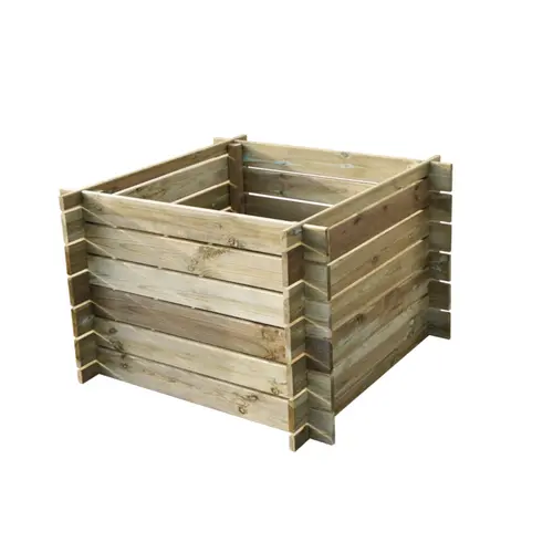 Choix pratique：Composteur Jardipolys Cardon - 80 x 80 x 60 cm - 250 L