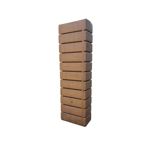 Pour tous vos besoins jardin：Récupérateur d’eau coloris brun Bellijardin Woody - 300 L