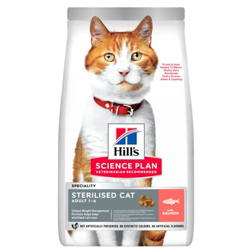 Équipement extérieur:Croquettes pour chat stérilisé Hill's Science Plan Cat Sterilised - 1,5 kg