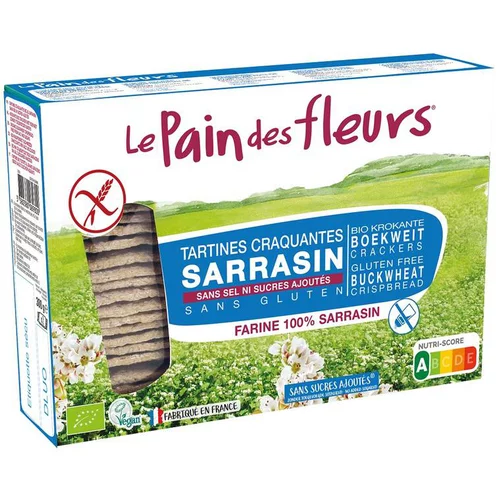 Maison et extérieur:Tartine apéritif sarrasin sans sel en boîte de 150 g