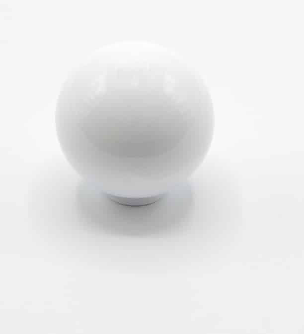 Bouton de meuble en résine polidur Haute resistance D 34 mm Blanc Lot de 25 – Réf. PMQUEGLHK3908948393