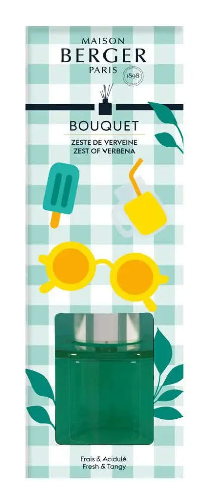 Jardin à équiper:Mini bouquet parfumé senteur menthe zeste de verveine Maison Berger Paris - 90 ml