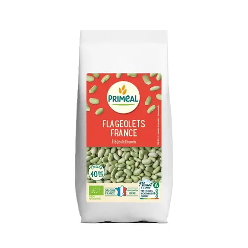 Une touche pratique à l’extérieur：Flageolets bio en sachet de 500 g